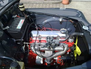 Ansicht auf den Motor