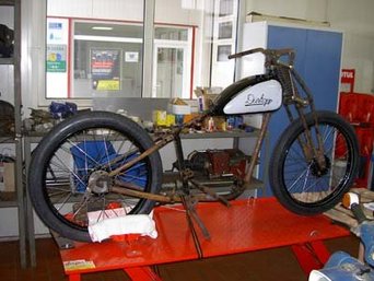 Das gesäuberte Moped